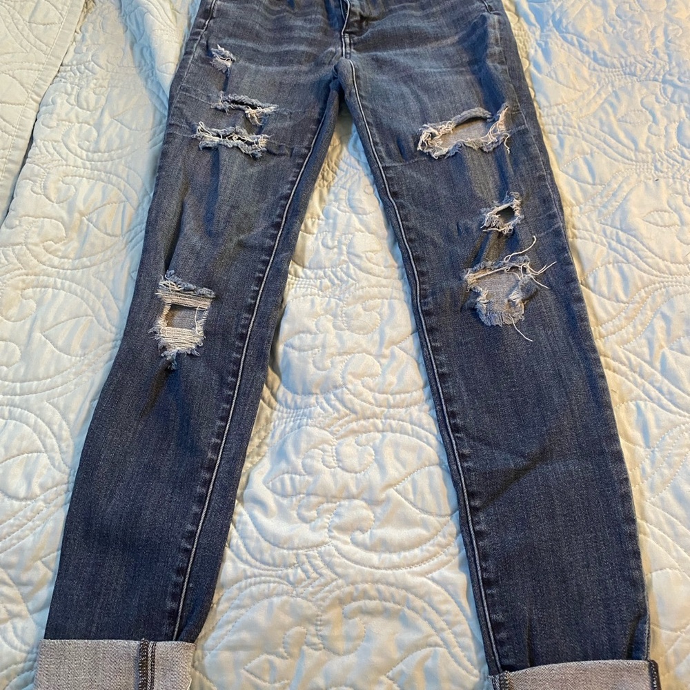American Eagle Hi Rise super stretch jeggings 0